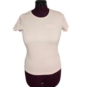 Women's Croft & Barrow Pink "The Classic Tee" Short Sleeve | Size Petite Small